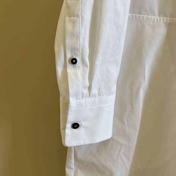 Jil Sander Dress Heavy Organic Cotton Poplin Size 2 White New With Tags - Picture 4 of 15